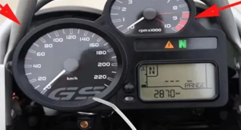 For BMW K1300R R1200GS R1200 GS K1300 R  2008 2009 Speedometer Tachometer Odometer Instrument Helmet Case Cover Shell Housing