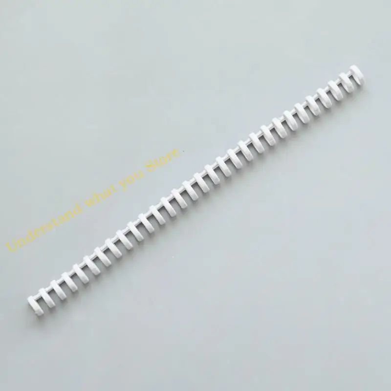 J60A 15mm Binding Plastic Binding Coil 30-anello da 0,59 "Diametro chiusura della clip della bobina rilegatura per dei
