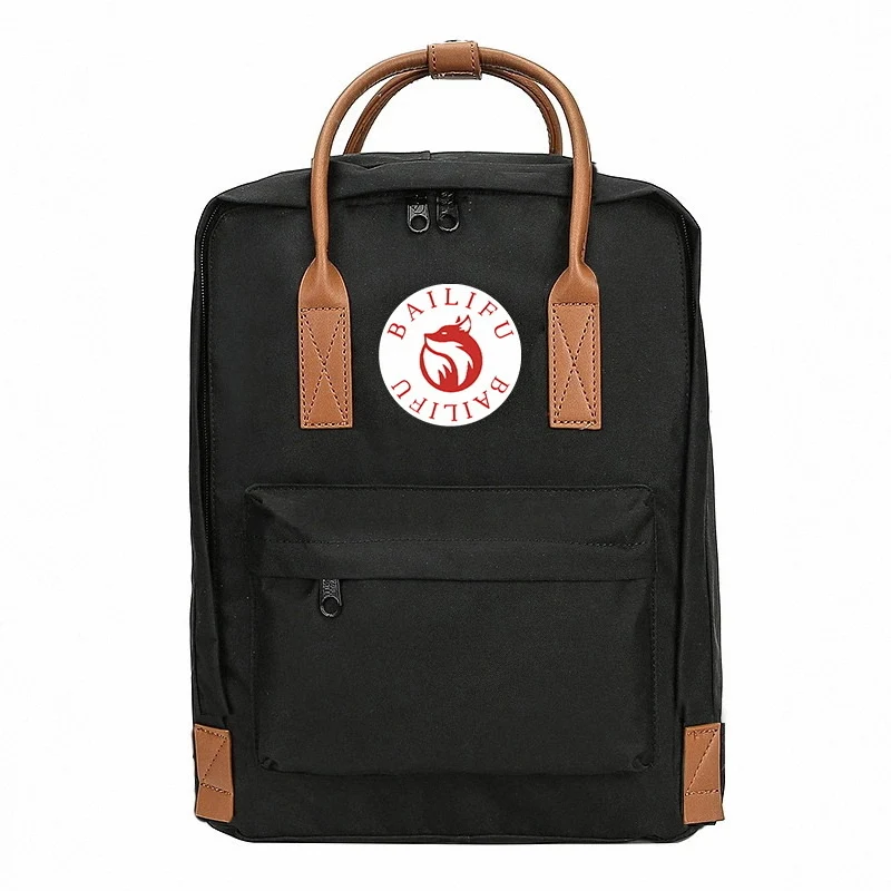 حقيبة ظهر من النايلون فوكس من الجيل الثاني مقاومة للماء للنساء والفتيات والطلاب حقيبة كمبيوتر للسفر والمدرسة واسعة