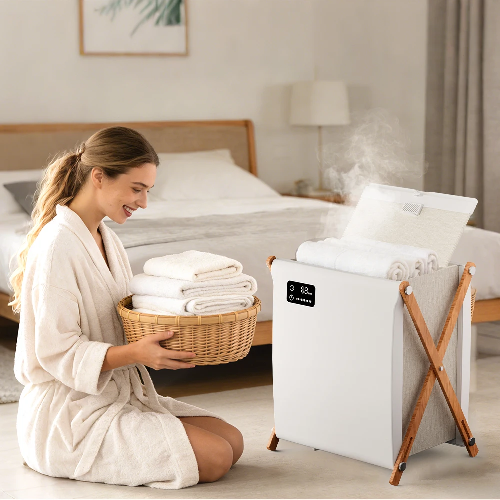 

32L Big Capacity Foldable Hot Towel Bucket, Space-Saving Electric Towel Warmer for Salon, Spa, Beauty & Use