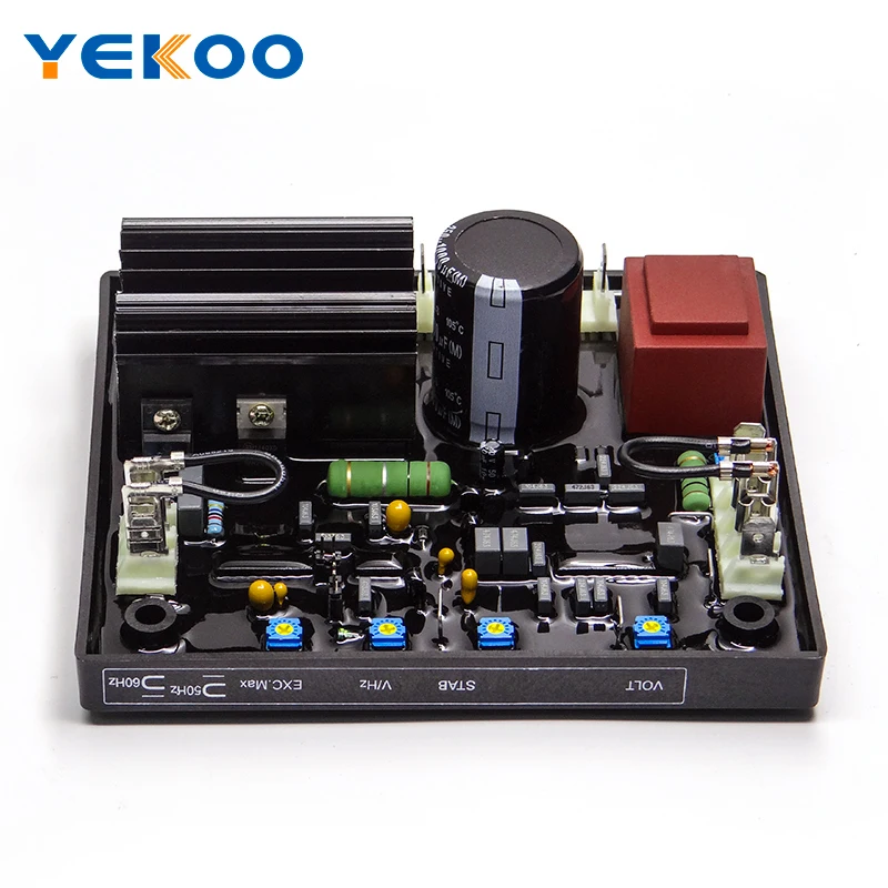 AVR r438 Automatic Voltage Stabilizer Card with Circuit Diagram Portable Generator Stabilizer Alternator for Generator Parts