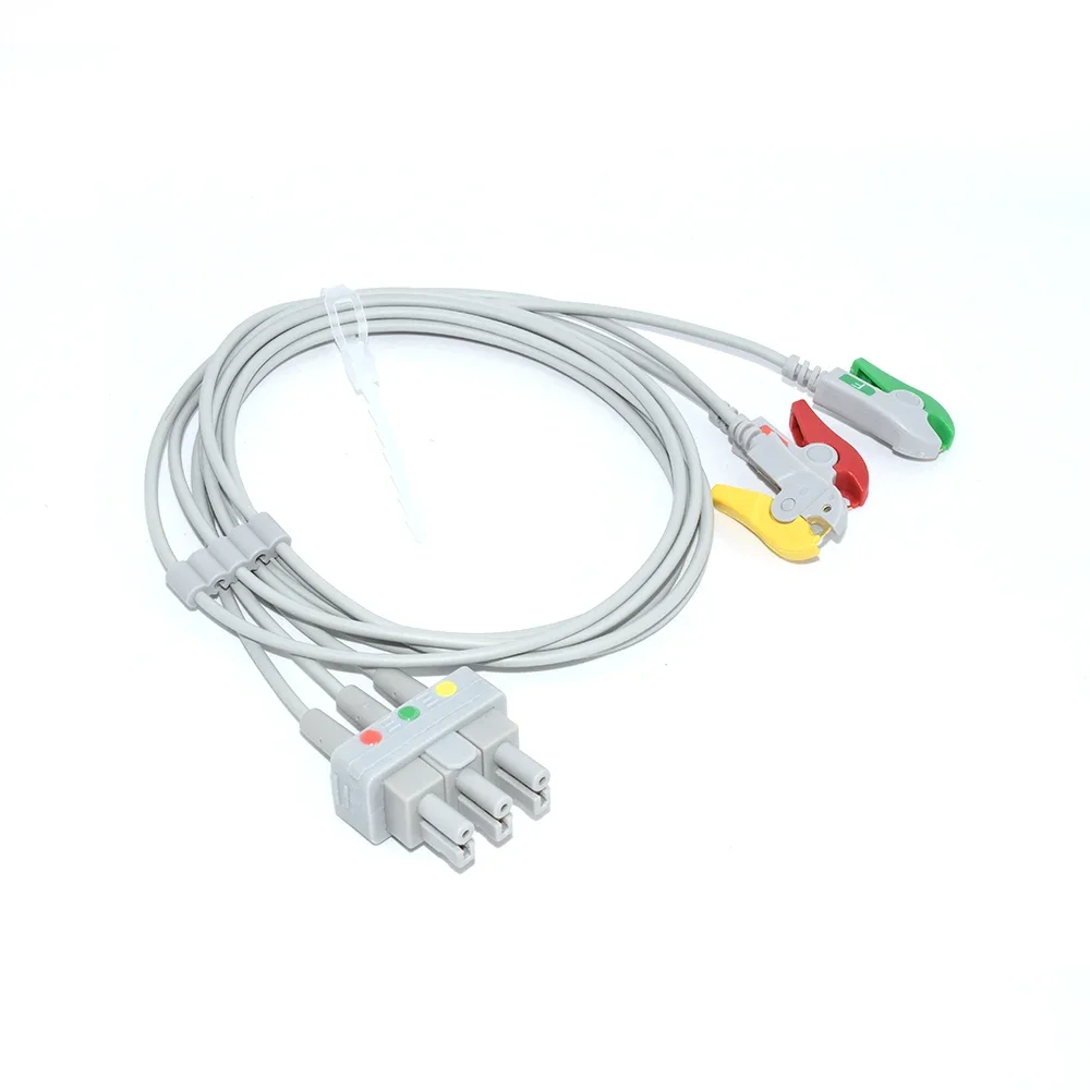 Phillip 3-Lead Cable Leadwire M1603A M1613A TPU Material Leads Disinfecting Type EOS
