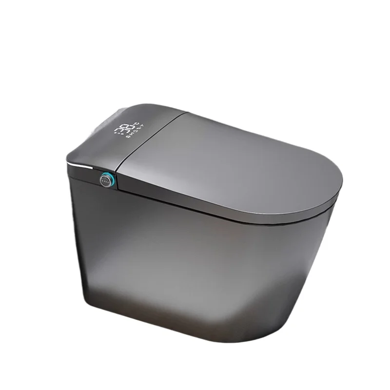 

Gray Color Light Smart Toilet No Water Pressure Limit Size Flush Household Electric Toilet