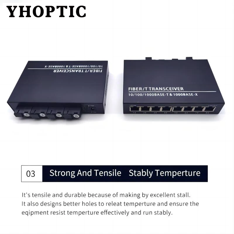 Imagem -03 - Gigabit Ethernet Switch Transceiver Media Converter Simplex Duplex sc Singlemode 20km Fiber Port Rj45 Port