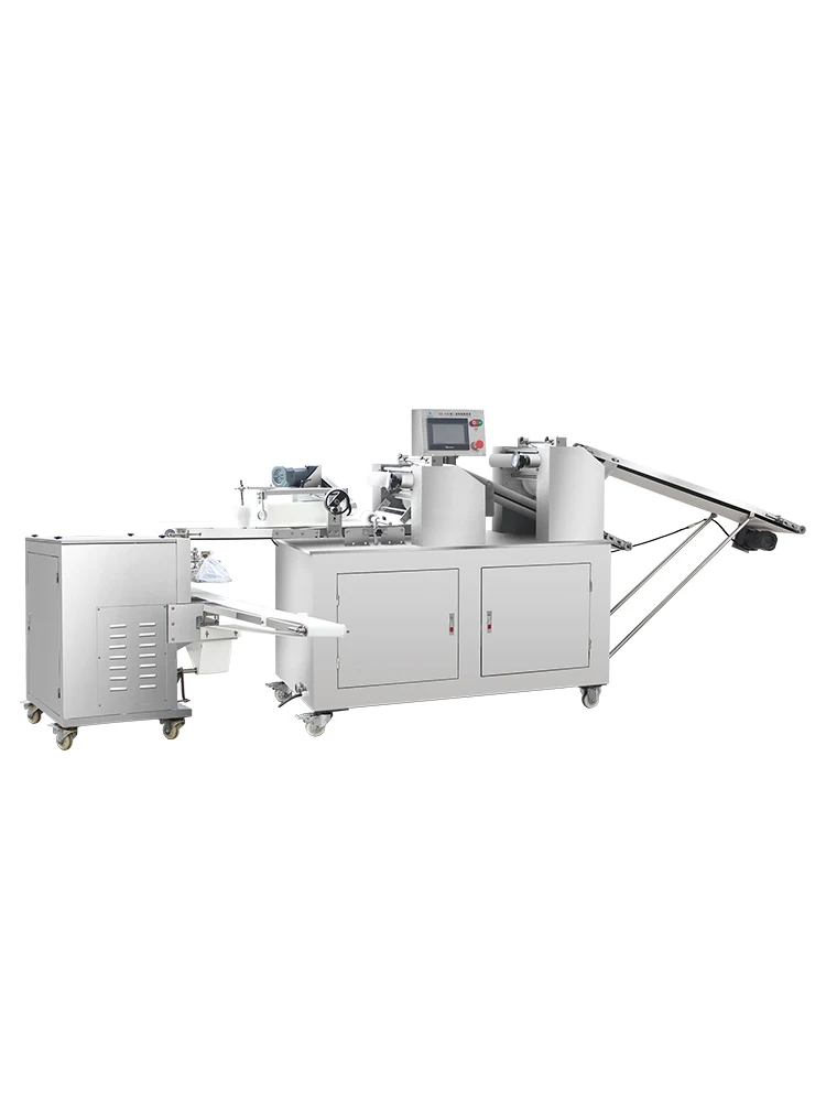 Commercial shortcake machine Two-stage pressing equipment Roll-up shortcake mooncake machine