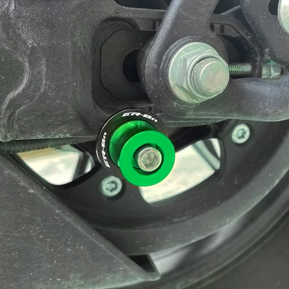 Swingarm Spools Slider 7 Colors Fit For Kawasaki ER6N ER 6N Swing Arm Motorcycle Stand Screw M10 CNC Accessories