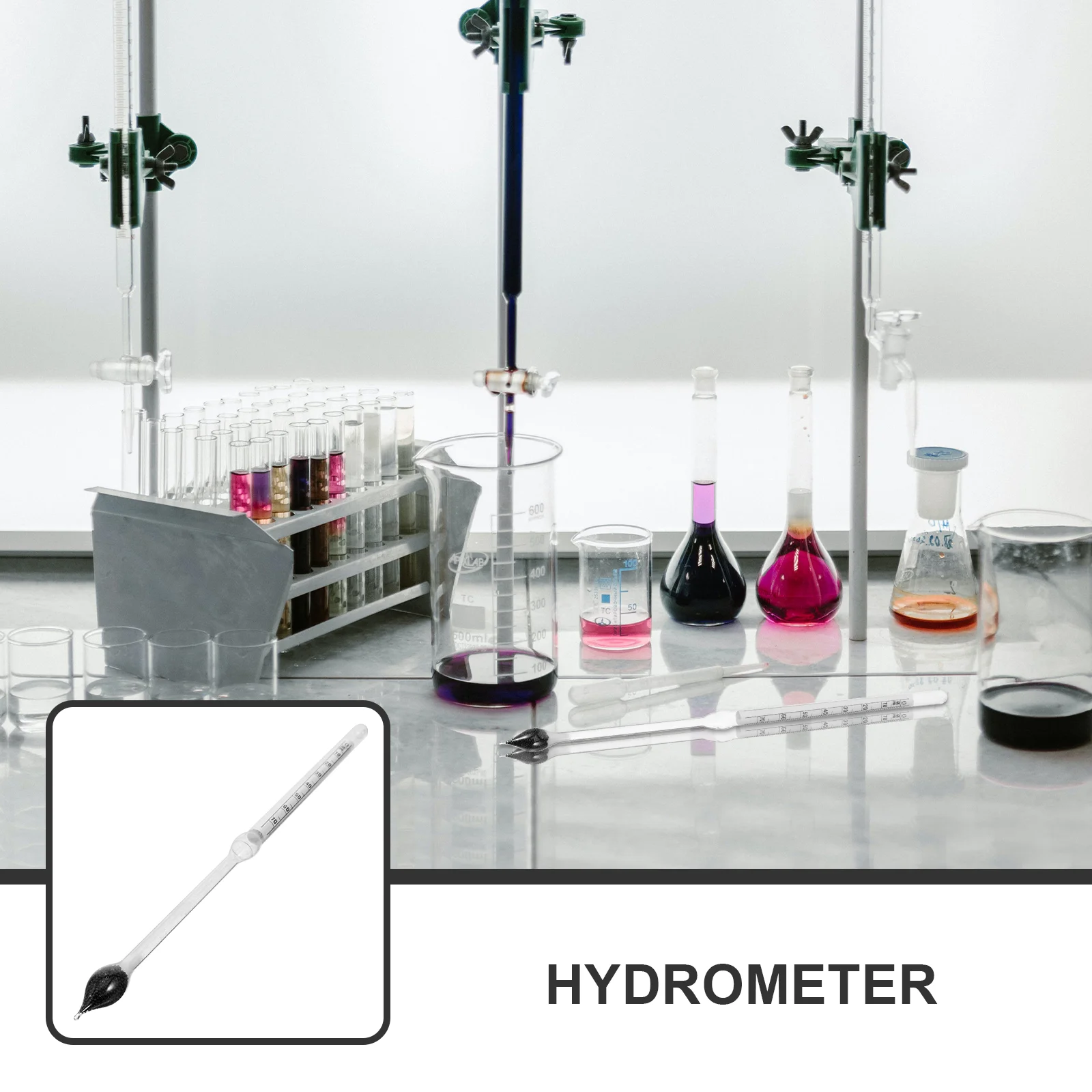 Hydrometer Measure Hydrometers Densitometer for Fish Tank Advanced Salt Glass Liquid Measurements