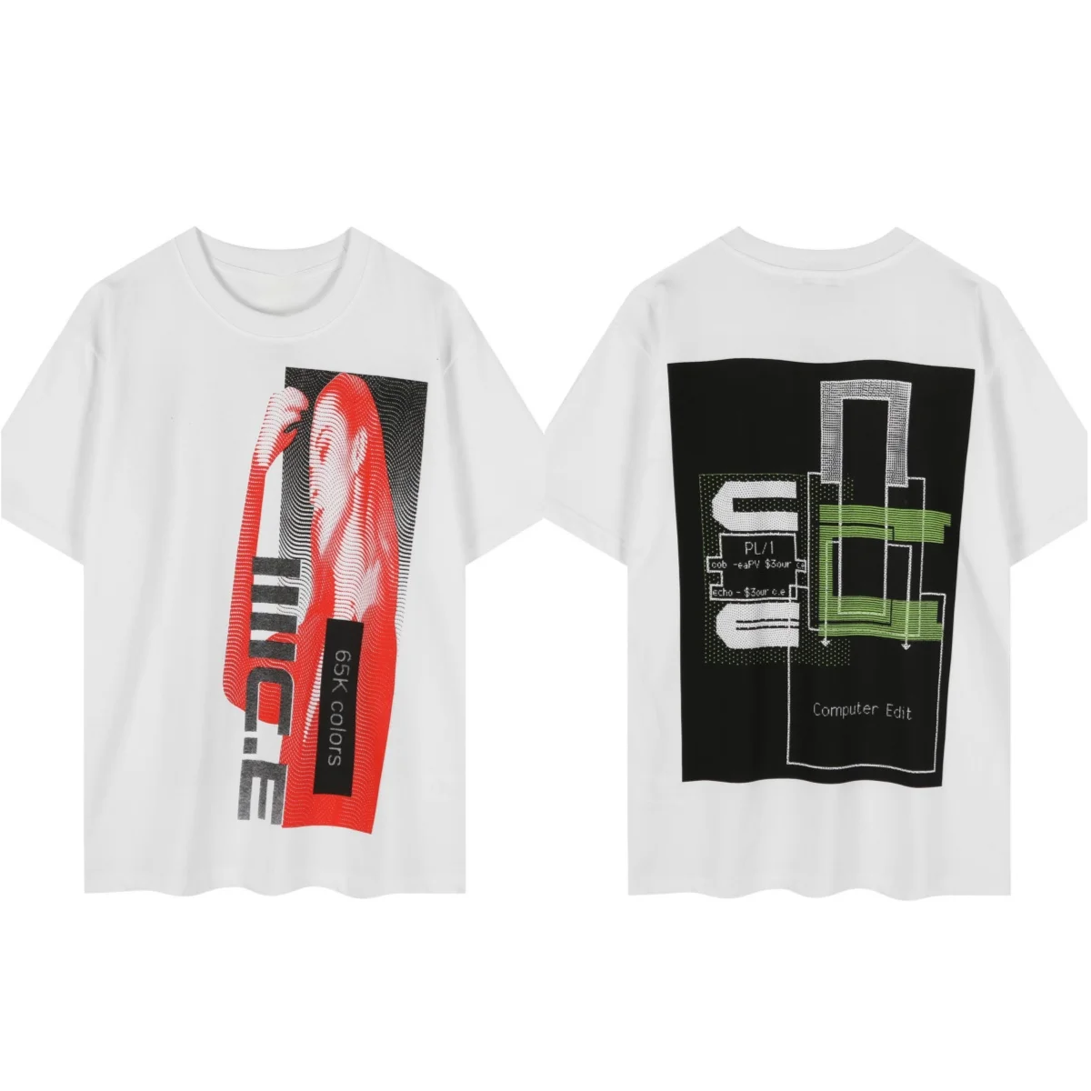 Rare LIFE CAVE 2026 MPT Daily Tide CE Cotton Short-Sleeve Retro Trendy Printed Loose Fit Couple T-Shirt for Men and Women Summer