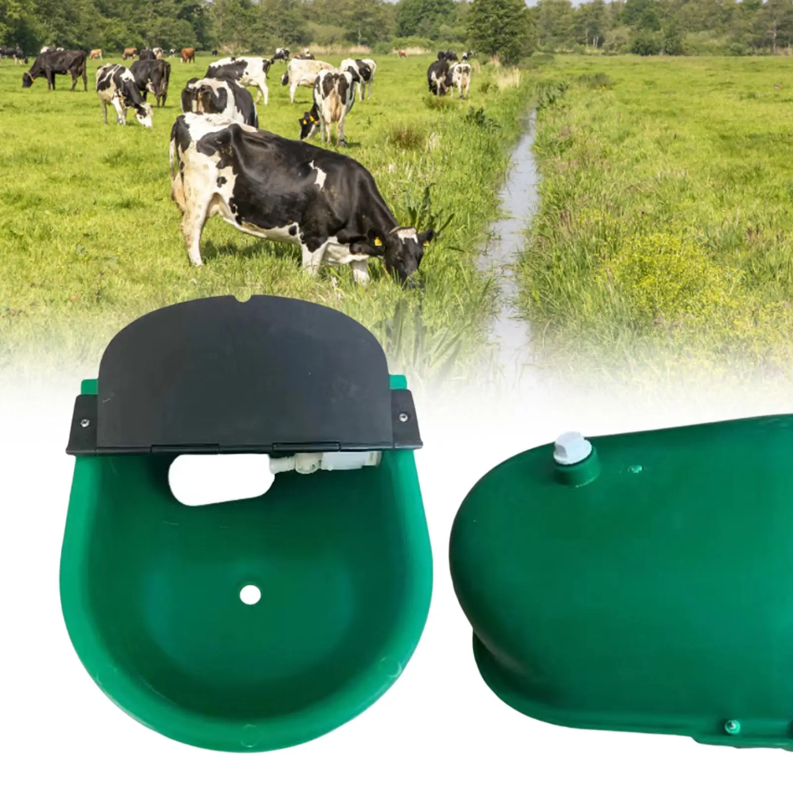 Automatic Horse Drinking Water Bowl Drinking Cup Livestock Waterer Dispenser Water Trough for Dog Cattle Sheep Pet Supplies