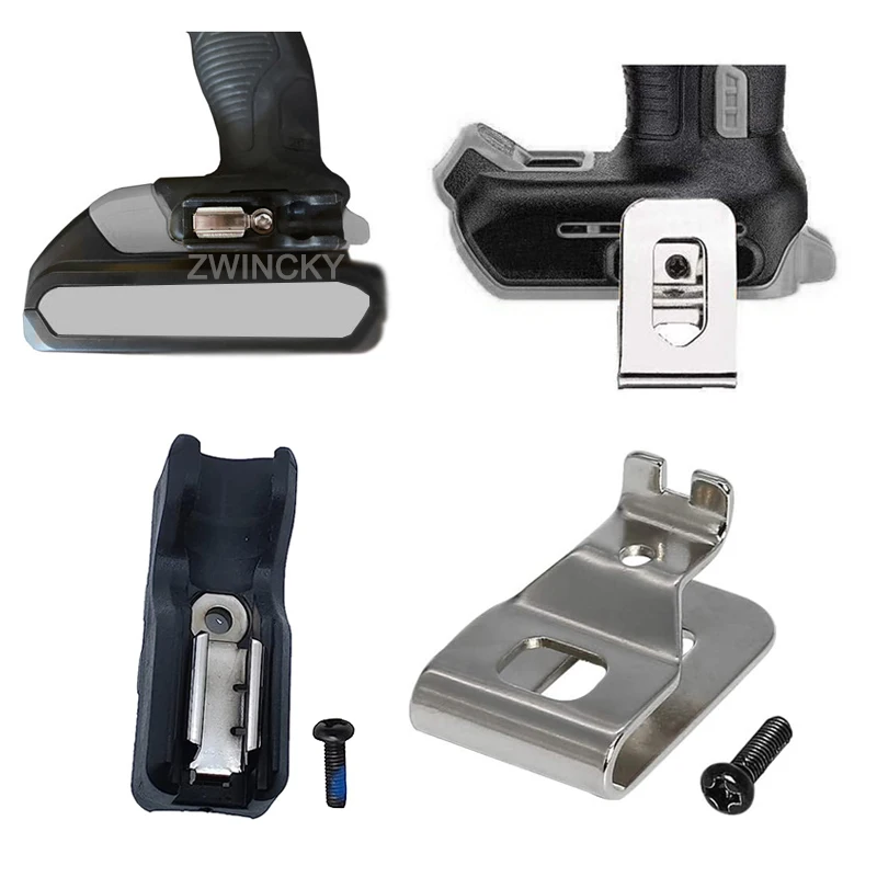 Suporte Magnético para Bits com Clipe de Cinto e Parafusos para Furadeira Elétrica DeWalt 20V Max DCD771 DCD780 - Ganchos de Cinto para Ferramentas Elétricas
