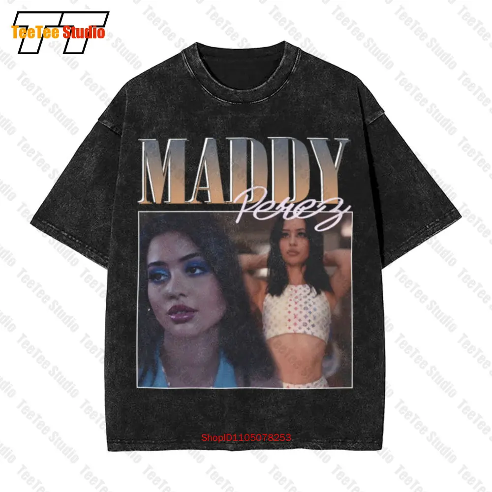 تي شيرت Alexa Demie Maddy Perez Euphoria Rap Hip Hop بأكمام قصيرة 503J #2