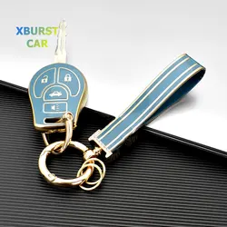 TPU Car Key Case Cover Shell Fob For Nissan Rogue Maxima Terrano Cube Pathfinder Altima Sentra Juke Micra Qashqai March Tiida
