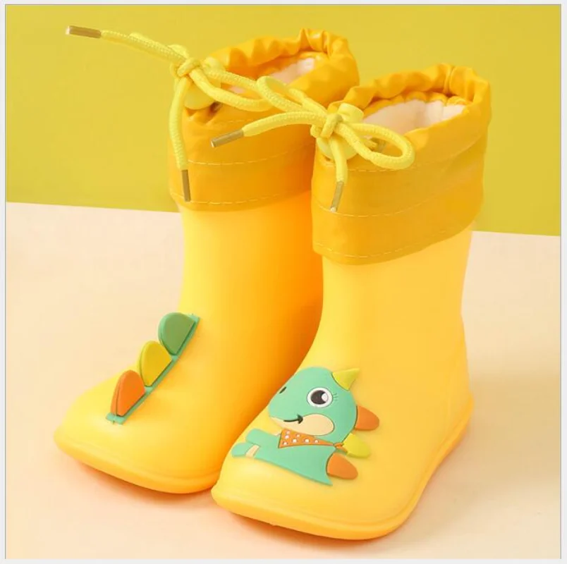 New Girl Rainboots Classic Waterproof Children Shoes Kids Rain Boots PVC Rubber Boots Kids Baby Water Shoes Boy Rain Boots kids