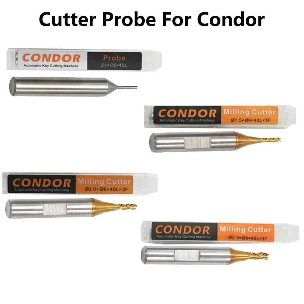 For Xhorse Condor Milling Cutter Probe 1.0mm 1.5mm 2.0mm 2.5mm For XC MINI Plus XC-007 Dolphin XP-005 XP-007 Key Cutting Machine