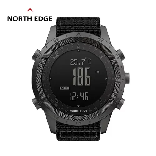 Imagen 2 del producto Reloj inteligente NORTH EDGE DESERT para hombre, altímetro, barómetro, brújula, reloj inteligente militar del ejército, reloj para nadar y correr, resistente al agua 50m