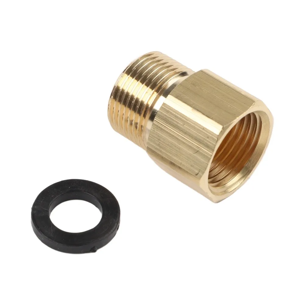 Pressure Washer Adapter M22 Male To 1/2in Female Thread Adapter With Washer Quick Connect Fitting For High Pressure-Gun Hose