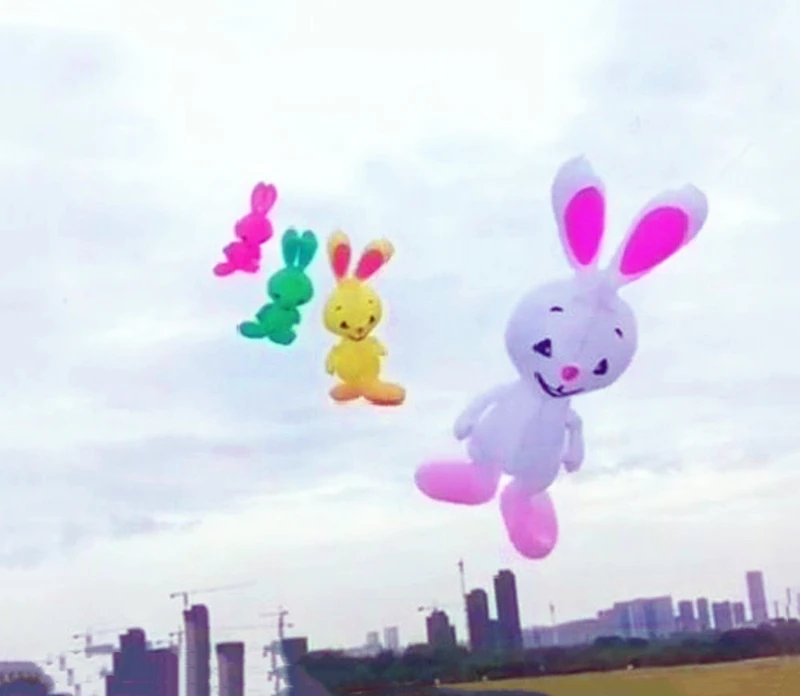 Rabbit kite flying professional kite pendant inflatable kites for adults flying bird toy wind sock trilobite kite spinnaker fun