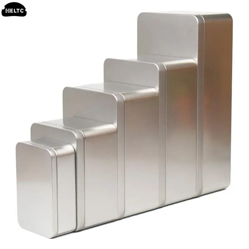 1PCS Mini Tinplate Soap Box Hairpin Metal Rectangular Iron Box Small Square Storage Jewelry Nail Beauty Candy Coin Pill Cases