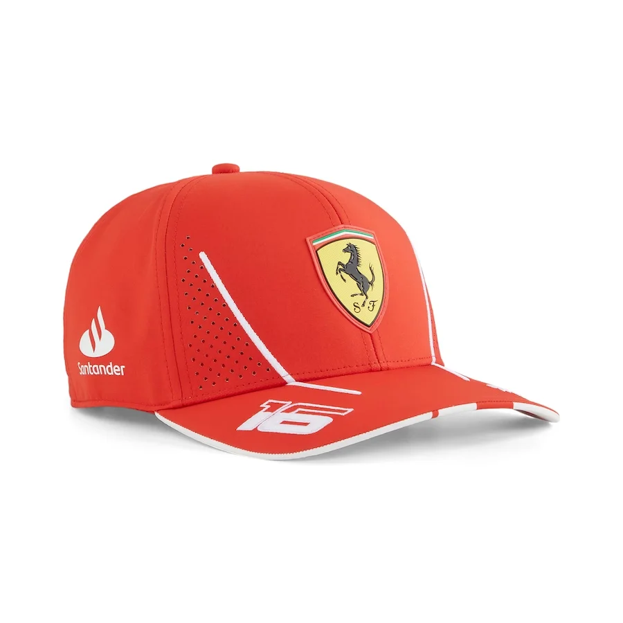 2025 New SF 16 Team Hat Charles Leclerc Monza GP Cap Baseball Hat Formula One Racing Hat Sunshade Cap