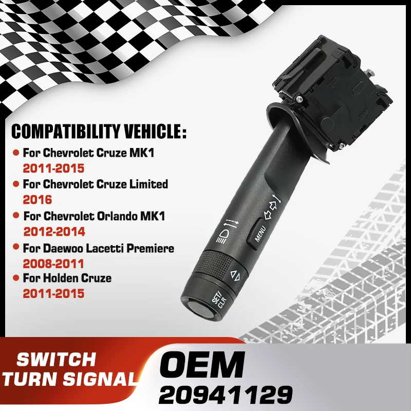 

Headlight Turn Signal Switch For Chevrolet Cruze Chevrolet Cruze Limited Chevrolet Orlando Daewoo Lacetti Premiere Holden Cruze