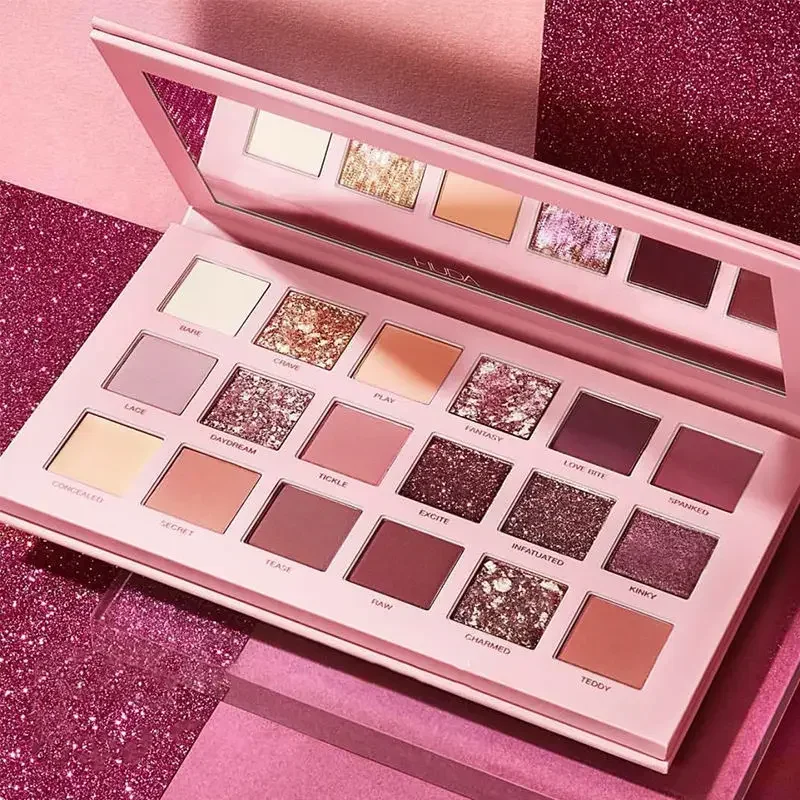 18 cores deserto rosa sombra de olho perolado fosco glitter paleta de sombra de longa duração compõem sombra beleza paleta de olho