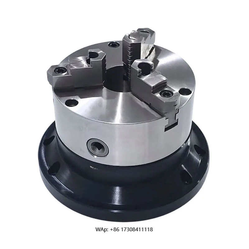 3 Jaw Lathe Chuck with Riser Base for Cnc Lathe Machine
