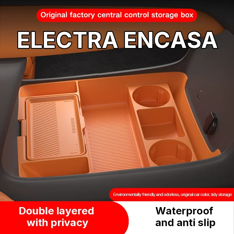 

For Buick ZhiJing Family 2026 Center Console Lower Storage & Eyewear Box, Car Organizer Tray Interior Upgrade Accessory ZhiJing