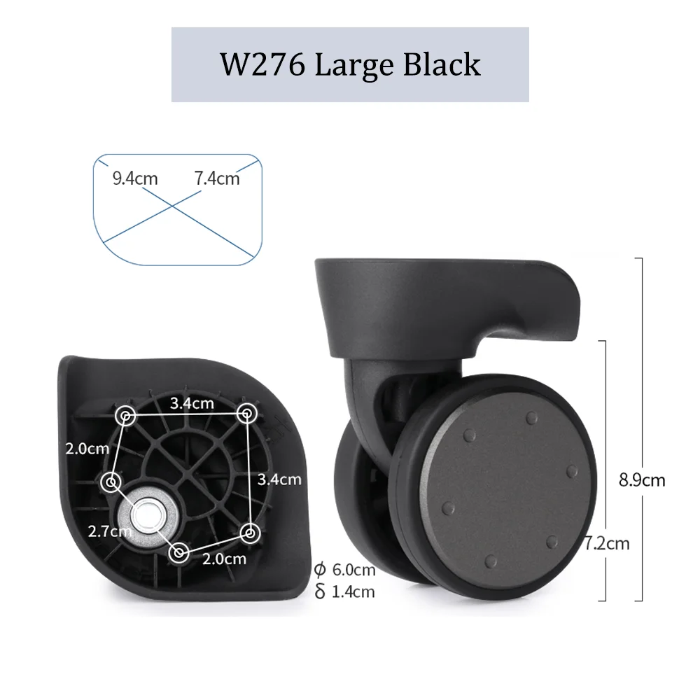 Luggage Boarding Case Suitcase Repair Roller Parts Pulley Accessories Replacement Universal Wheel