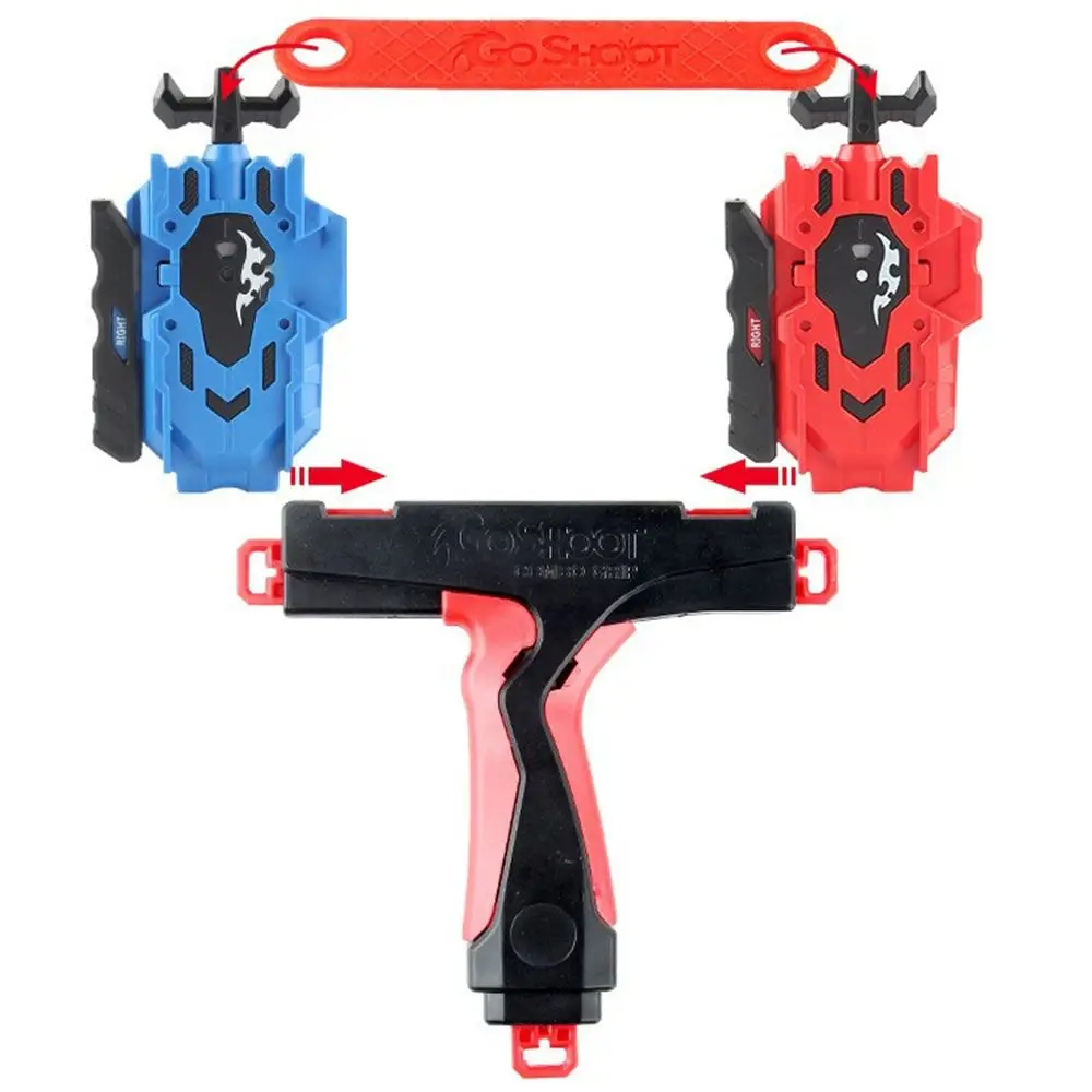 Neues Zwei-Wege-Kreisel Burst Launcher Turn Toy Anime Custom Right and Left Kreiselspielzeug