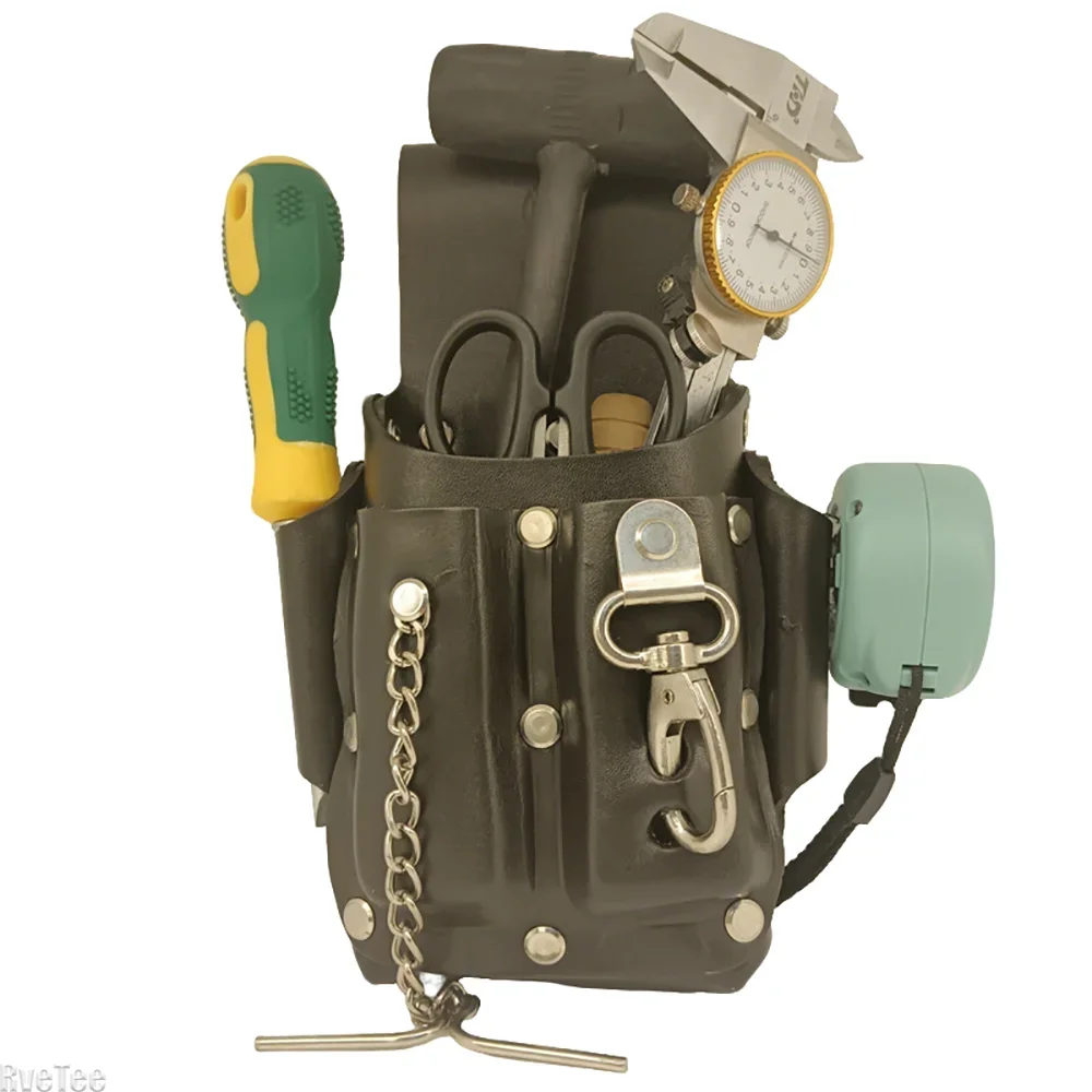 多機能ハードウェアツールキットポータブルツールウエストバッグ手作りヴィンテージ牛革ツールベルト電気技師ツールオーガナイザー