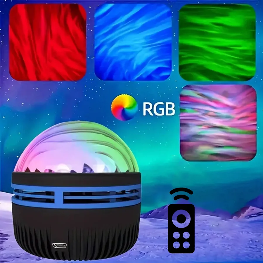 

1 шт. светодиодный проектор Galaxy, красочный проектор Galaxy Sky, ночник для спальни, украшение для детской комнаты, рождественская вечеринка, дом