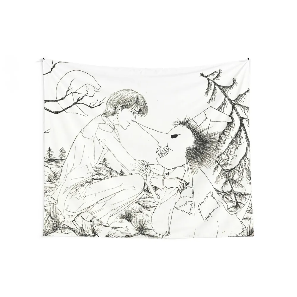 The Nameless Monster Tapestry Wall Decor Hanging Korean Room Decor Bedroom Decorations Tapestry