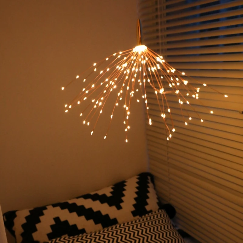 Solar LED Light Outdoor Waterproof Garden Sunlight Powered Landscape Light Firework Garden Lights Lawn Garden Decor Solar Light