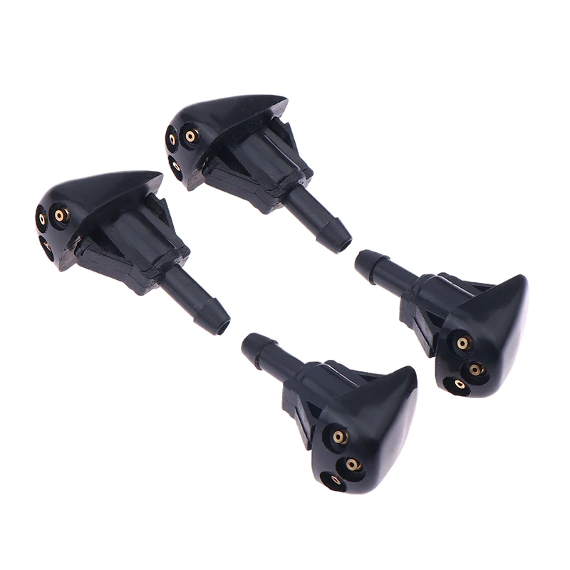 2 Buah Nosel Semprotan Pencuci Wiper Kaca Depan Mobil 3 Lubang Nozel Pencuci Kaca Depan Mobil Universal Jet Semprotan Air Aksesori Otomatis