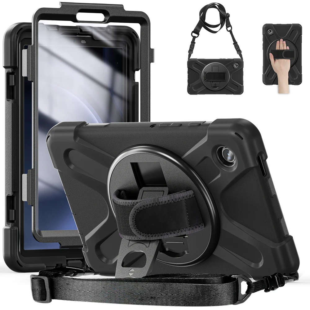 Kids Case For Samsung Galaxy Tab A9 A9 Plus A8 A7 Lite Armor Rotective Rugged Case S6 Lite S7 S8 S9 FE Plus Tablet Strap Cover