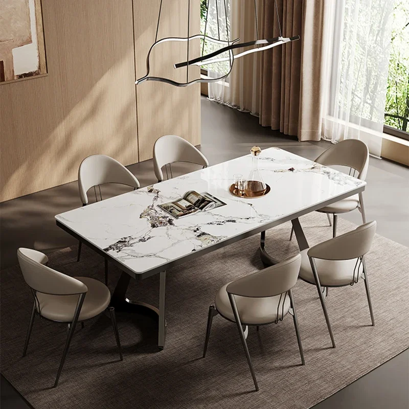 Restaurant Tables Modern Kitchen Table Dinning Luxury Coffe Living Room Chairs Islands Garden Furniture Muebles Center Home WX