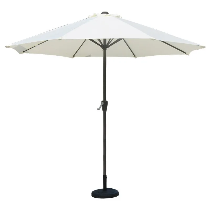 

Outdoor parasol, aluminum alloy mid-column umbrella, courtyard, milk tea shop outdoor commercial