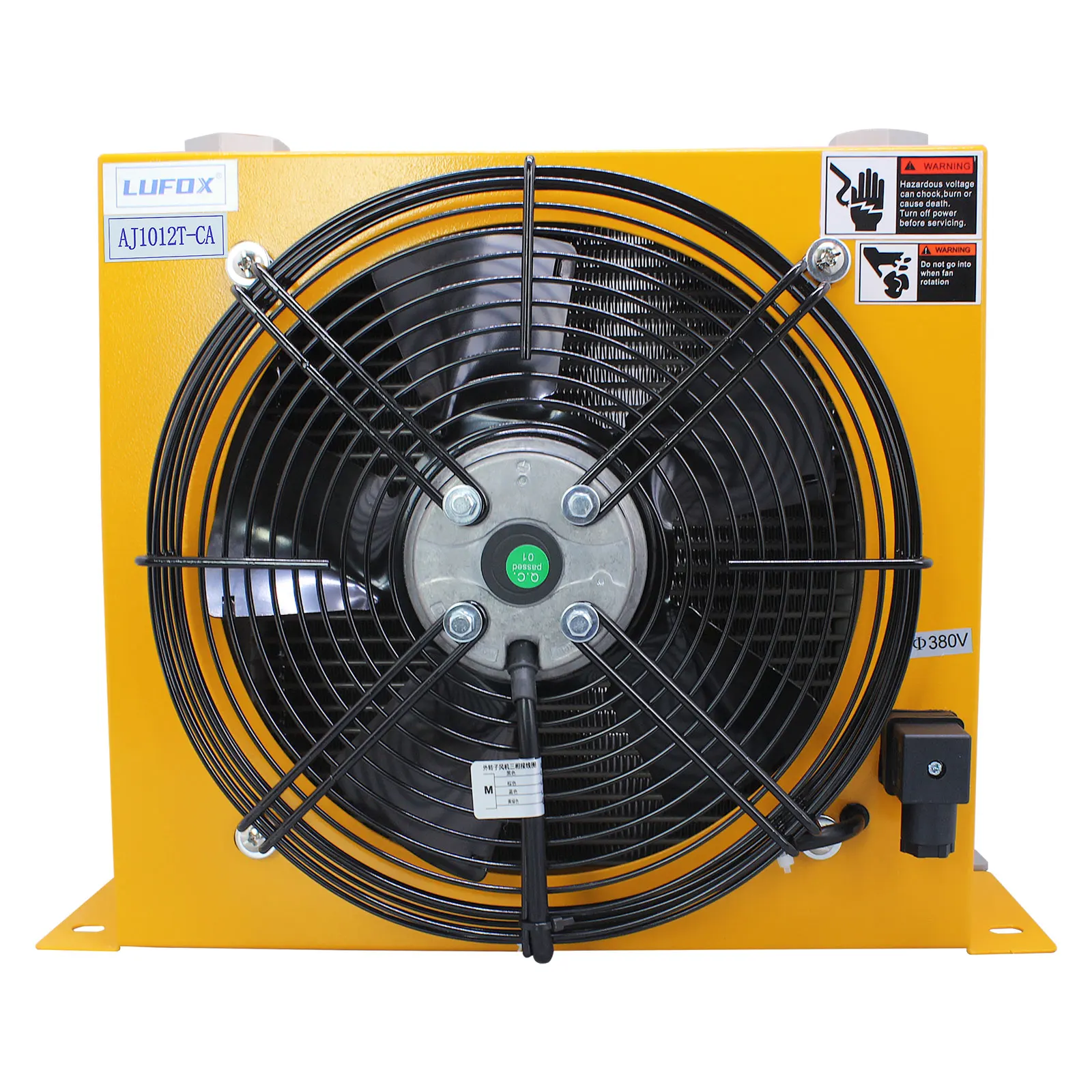 AJ1012T-CA 100L/min Flowหม้อน้ําน้ํามันCoolingแลกเปลี่ยนความร้อนหม้อน้ําน้ํามันCoolerแผ่นPinแลกเปลี่ยนความร้อนHydraulics