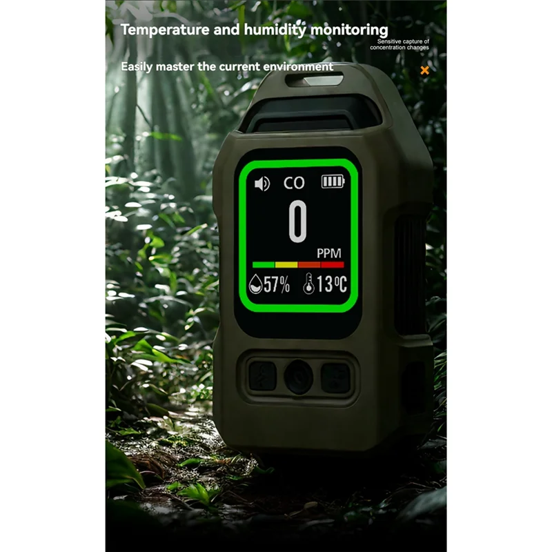 B84B-كاشف أول أكسيد الكربون مع إنذار أول أكسيد الكربون الاستشعار المحمولة درجة الحرارة مقياس الرطوبة درجة الحرارة مقياس الرطوبة للمنزل داخلي