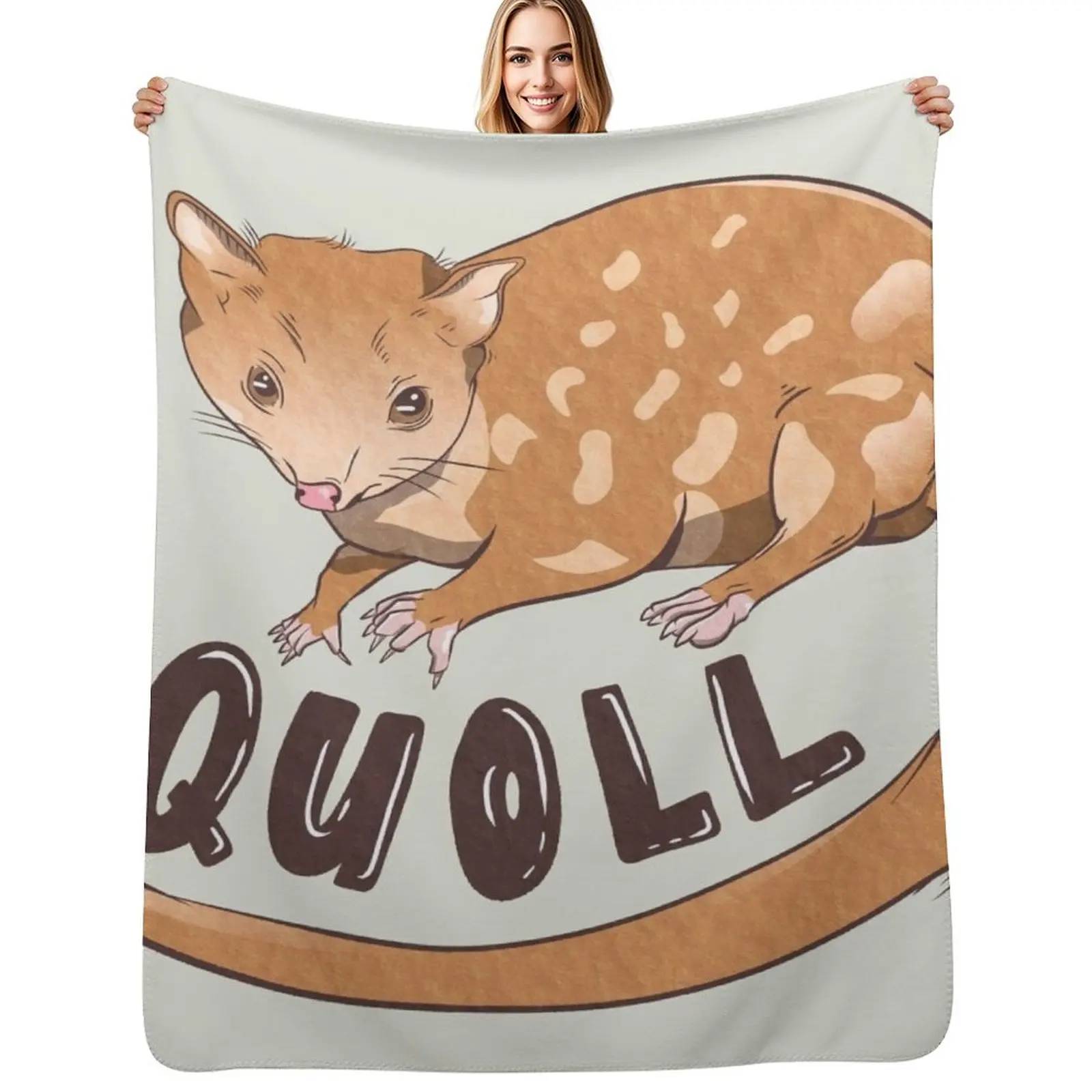 

Quoll Throw Blanket Plaid Single Soft Plaid Soft Blanket
