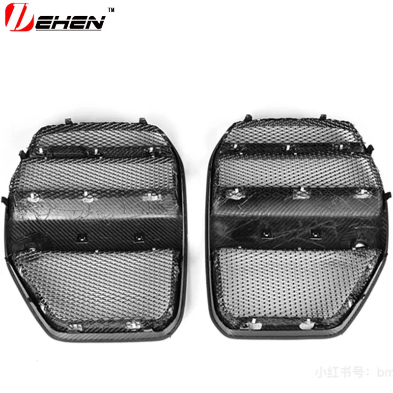 

Для BMW 2021-2025 M3 M4 G80 G81 G82 G83: Гоночная решетка радиатора в стиле CSL с ACC, из настоящего сухого карбона