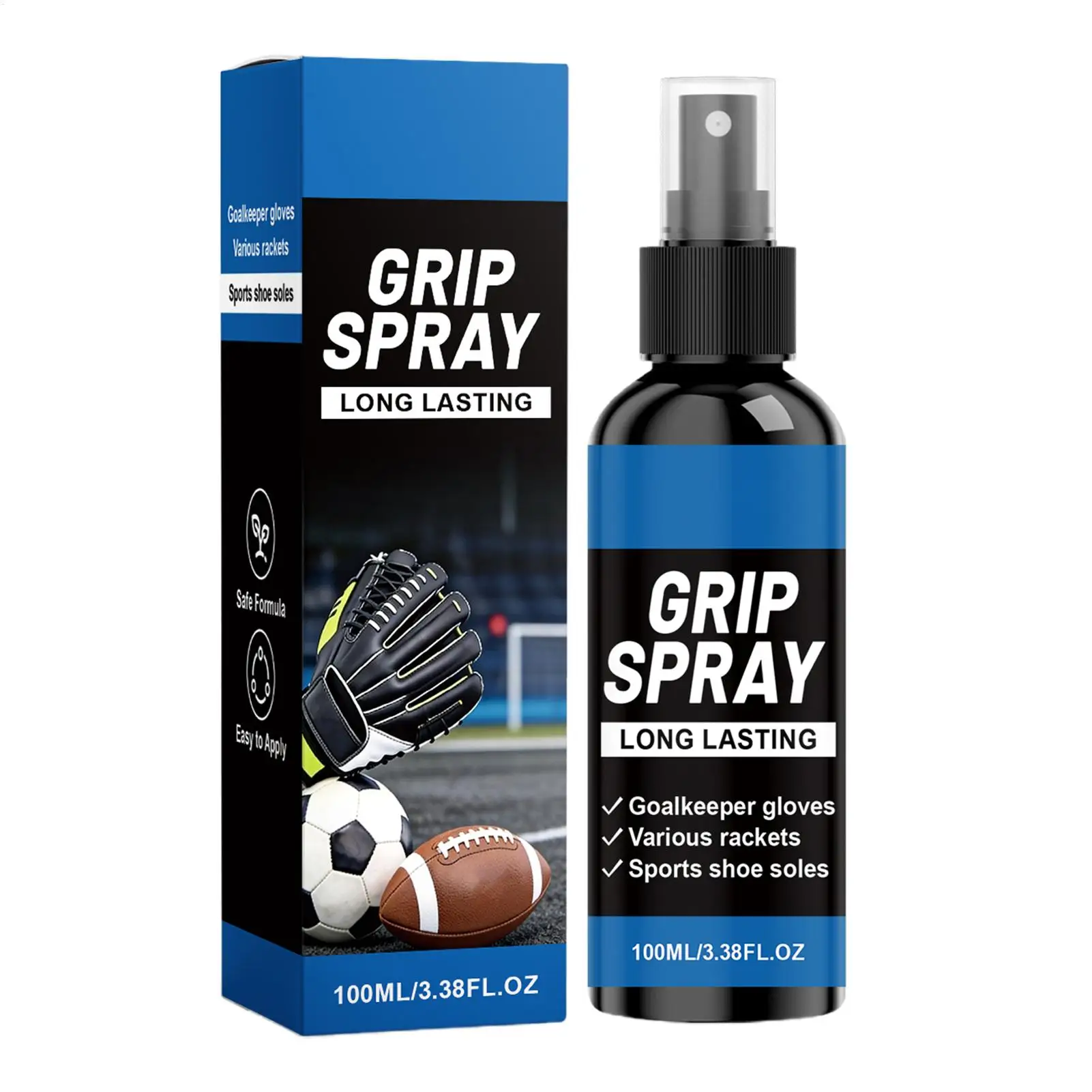 

Football Glove Grip Spray 100ml Anti-slip Enhancer Shoe Sole Multi-functional Non-slip Agent For Athletes Players Soccer Court