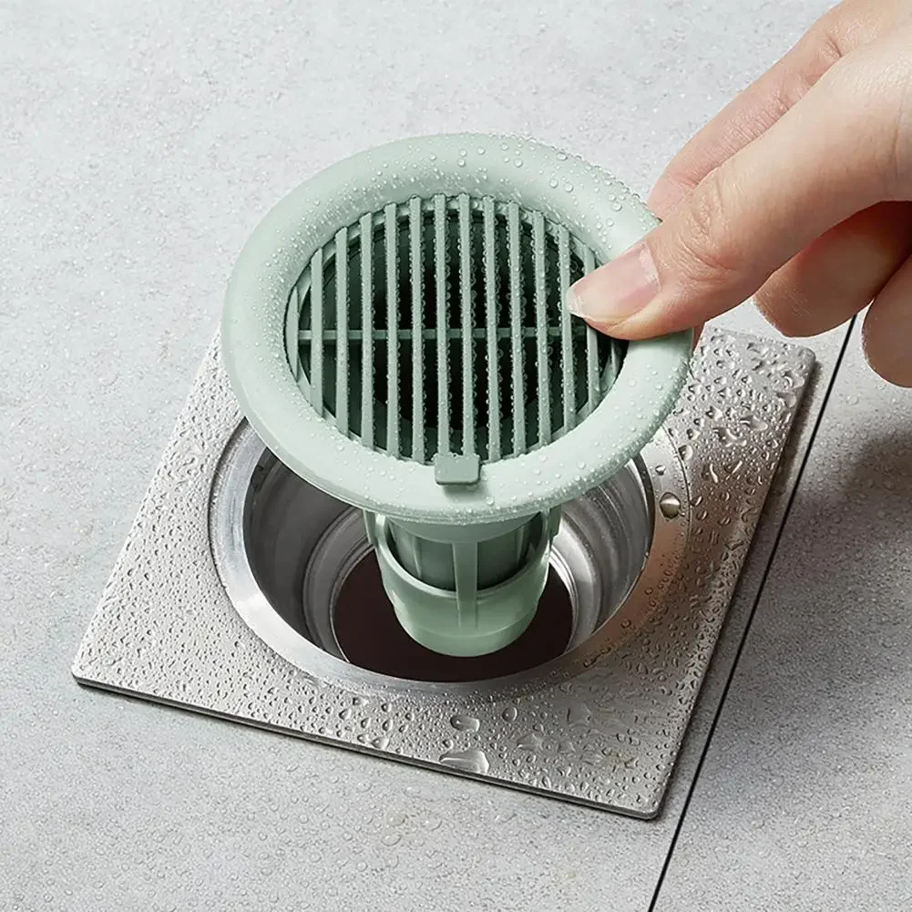 Bathroom Drainage Deodorant Floor Drain Sewer Outfall Sink Drain Hair Strainer Stopper Filter Anti-Blocking Strainer for Home