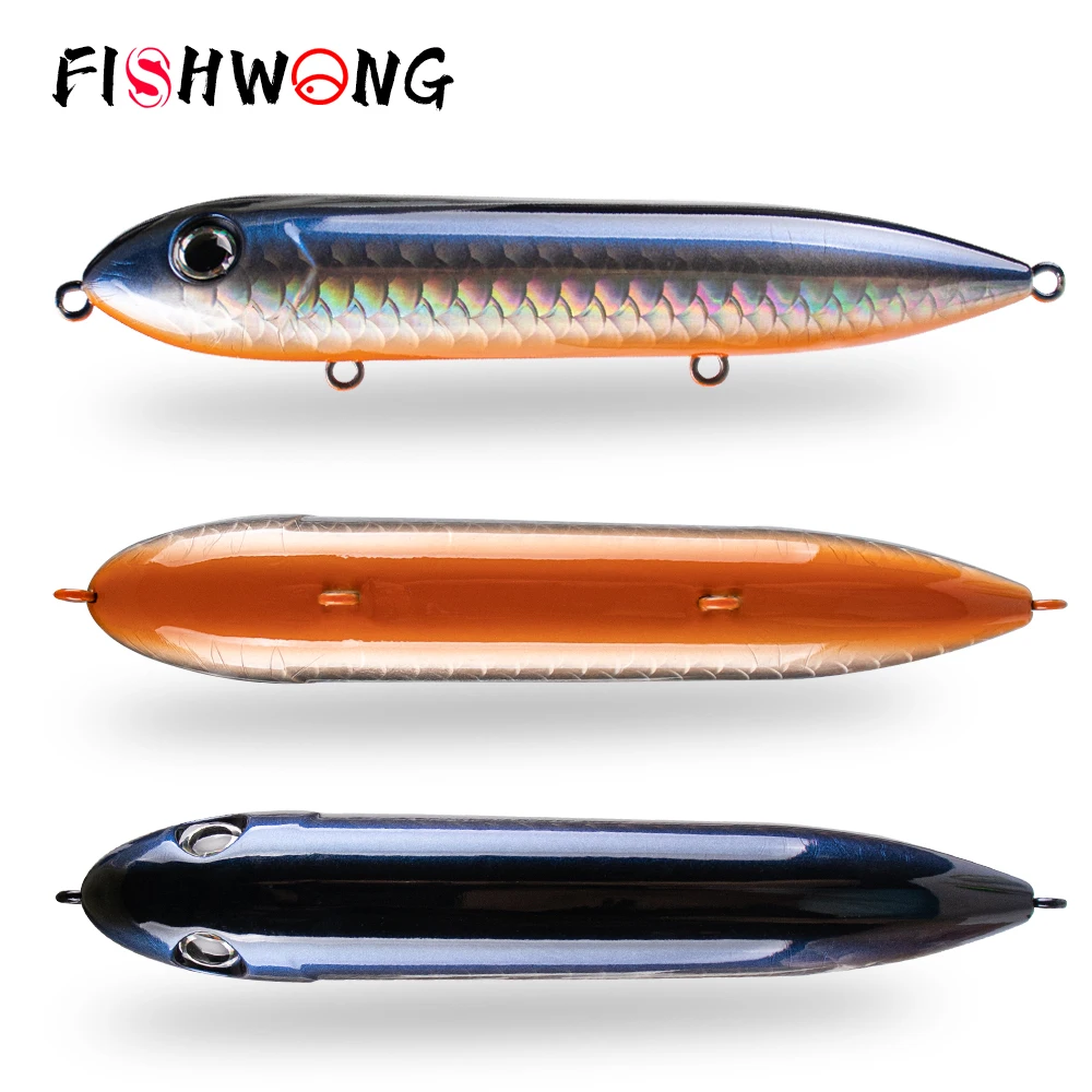 

FISHWONG 2 шт./лот плавающая рыболовная приманка-карандаш 13 см 26 г искусственная жесткая приманка-карандаш рыболовная приманка дальнего заброса для окуня щуки