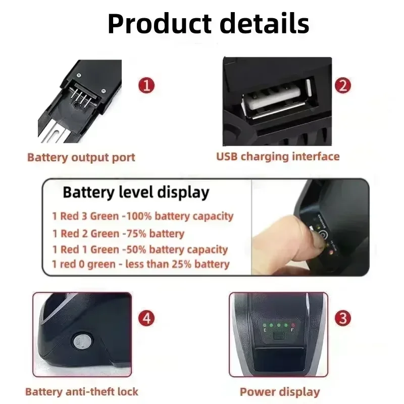 Hailong battery 48V 36V 20Ah 30Ah 40AH for octagonal BBS02 BBS03 BBSHD motor Hailong battery 36V Hailong 48V with charger XT60