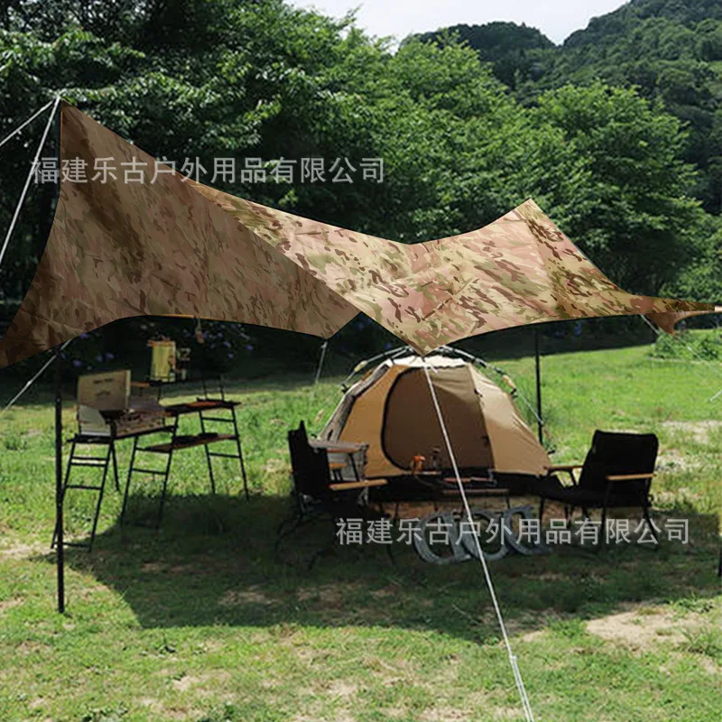 Tent For Unisex 2024 New Outdoor Camping Waterproof Sunshade Picnic Shelter Polyester Fabric High Quality Beach Leisure Ghillie