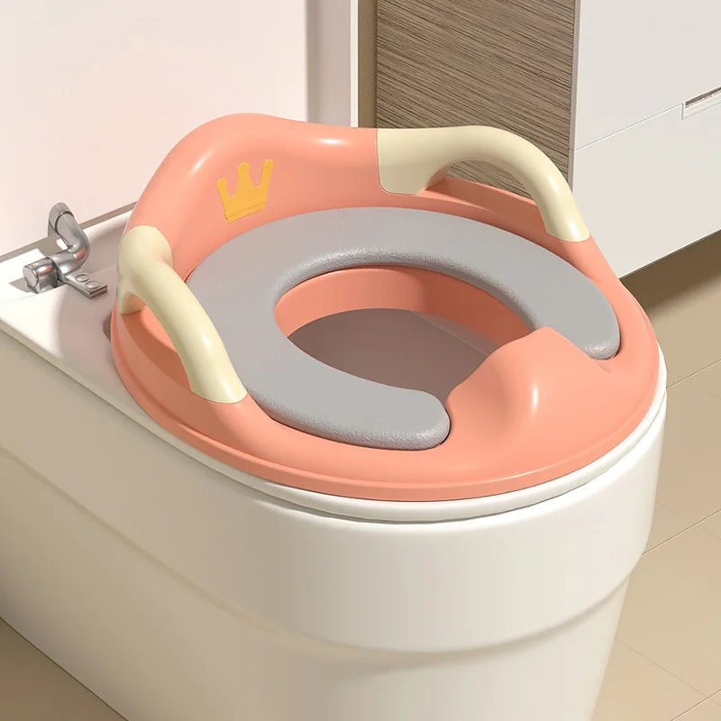 Tappetino per vasino per bambini Maniglia per sedile da allenamento Tappetini per vasino morbidi portatili Toilette per bambini Toilette ausiliaria antiscivolo per uso domestico Riduttore WC per bambini