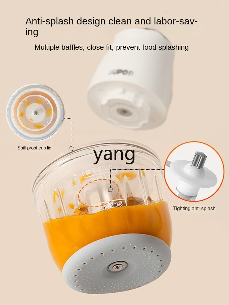 LMM Infants Baby Cooking Machine Small Multi-Function Grinding Mixer Meat Grinder Mud Artifact