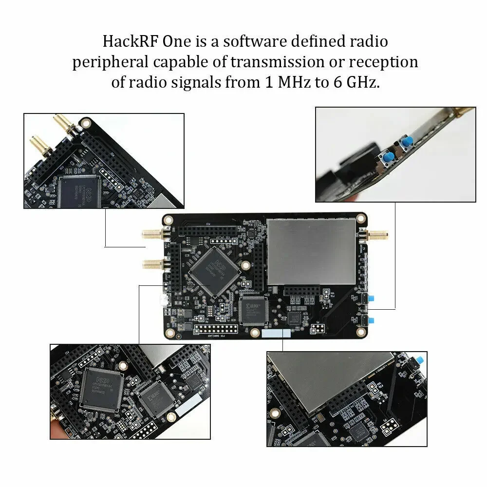 HackRF One 1 MHz to 6 GHz SDR Platform Software Defined Radio Board