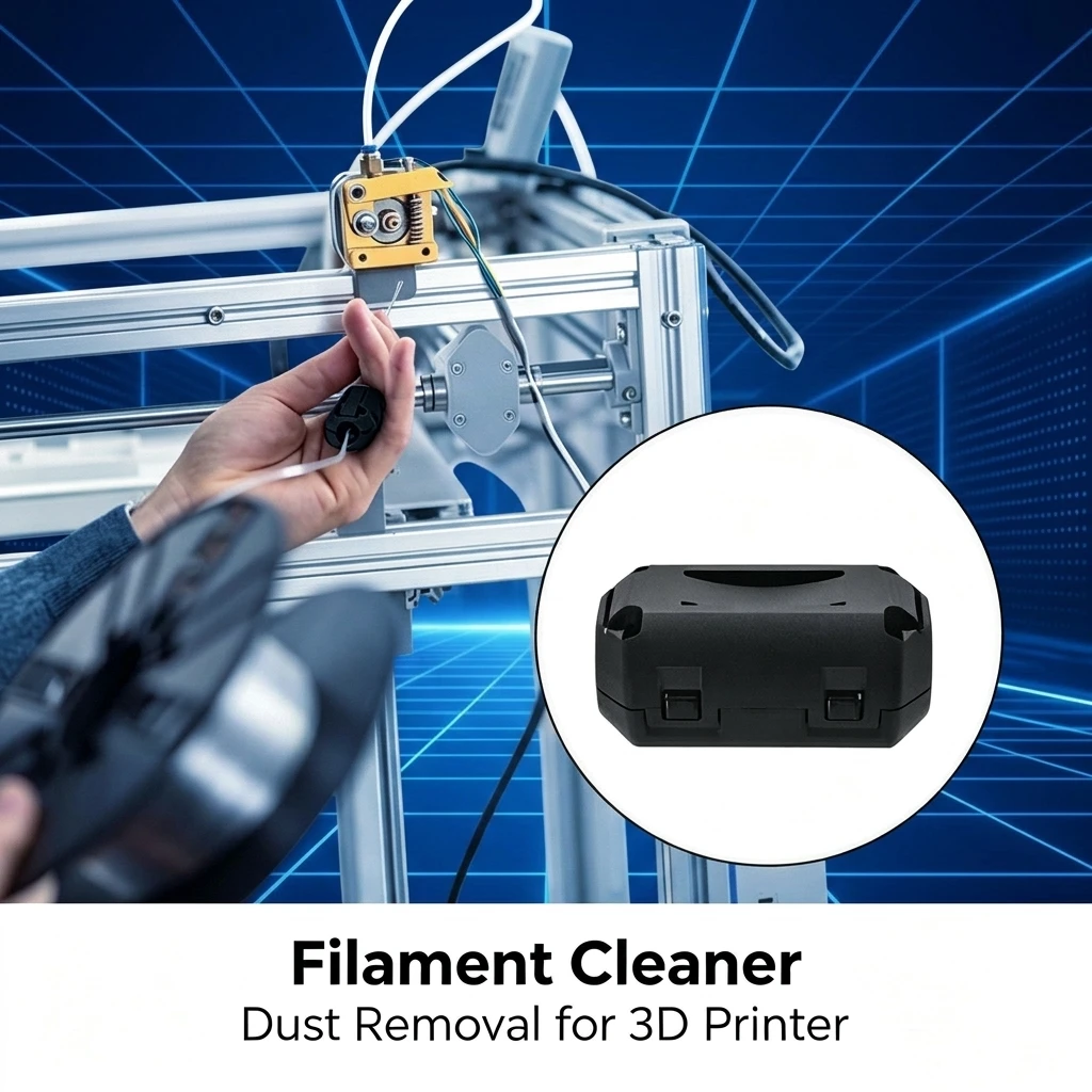 3D Printer Parts PLA ABS TPU PETG Filament Filters Cleaner Dust Removal Anti-static Wiped Off Debris Nozzle for Ender 3 A1 Mini - view 5